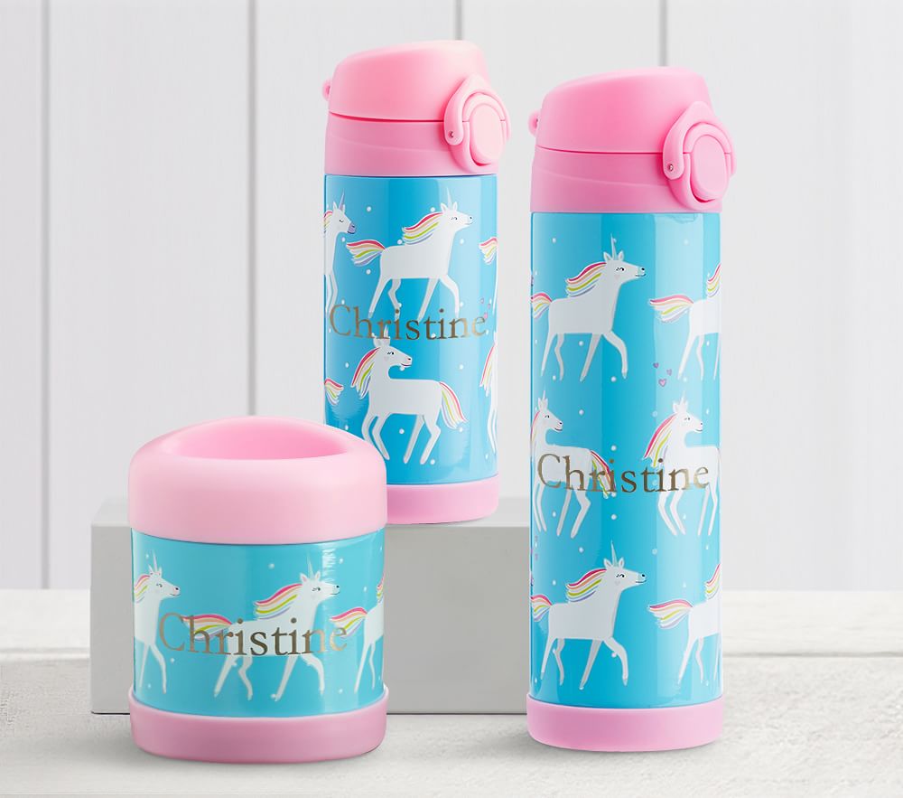 Mackenzie Aqua Unicorn Hot & Cold Container